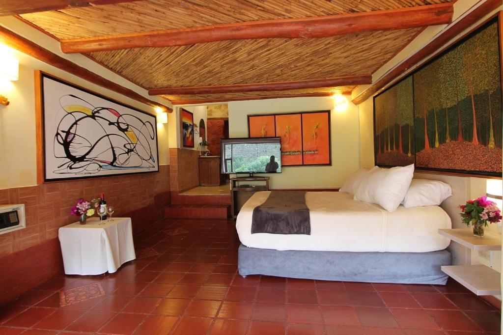 Suites Arcoiris Villa de Leyva Eksteriør billede